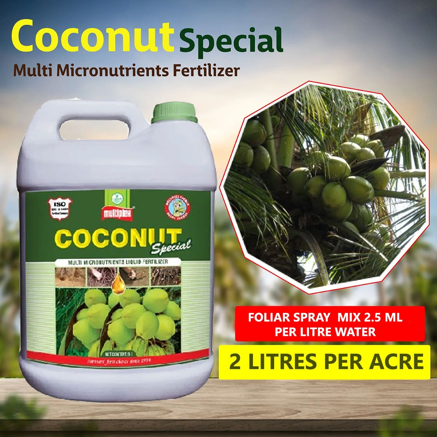 fertilizer for coconut plants Multiplex Coconut Special Multi Micronutrient Liquid – Agriplex