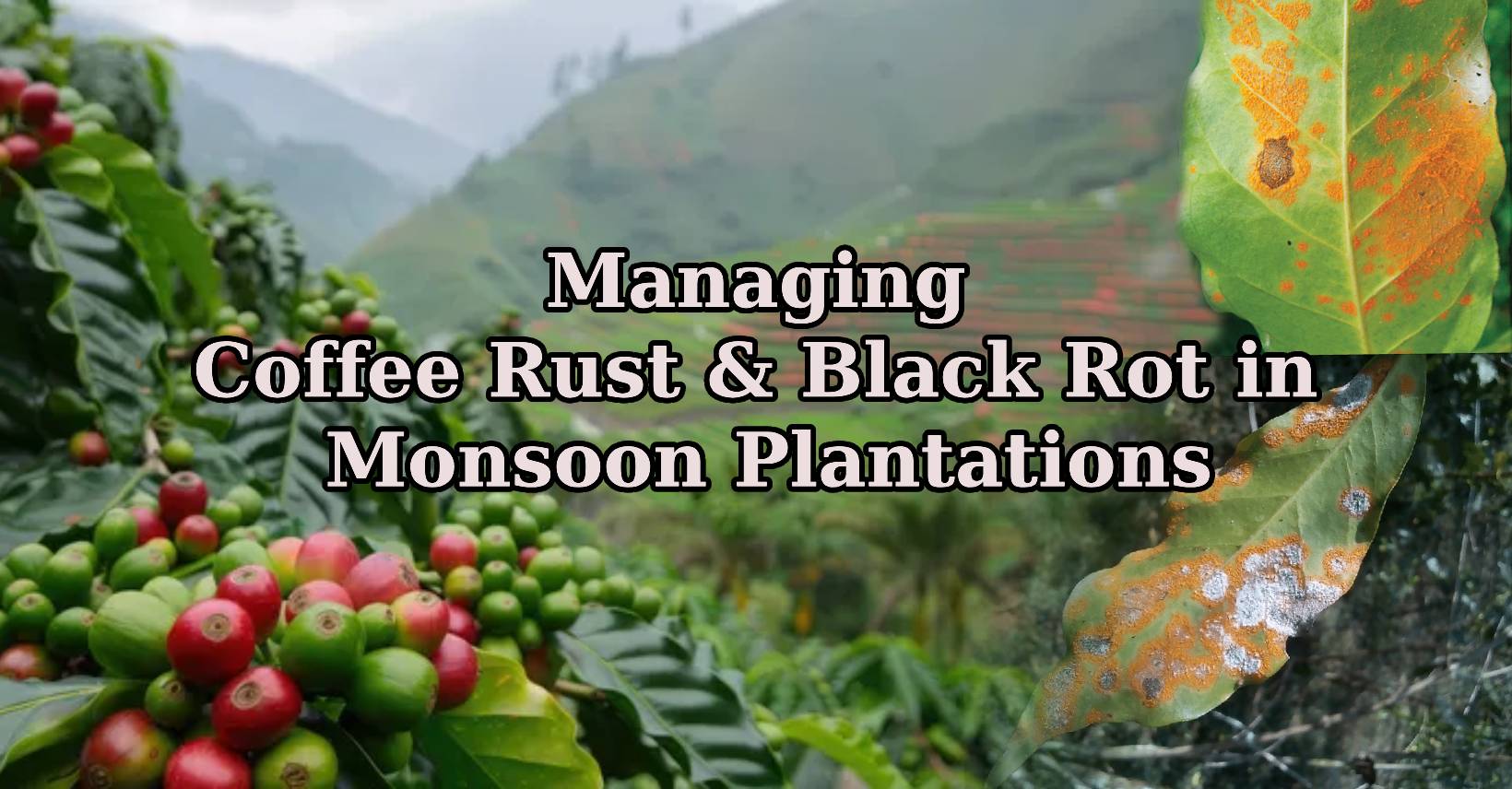 Brewing Safety: Managing Coffee Rust & Black Rot in Monsoon Plantations