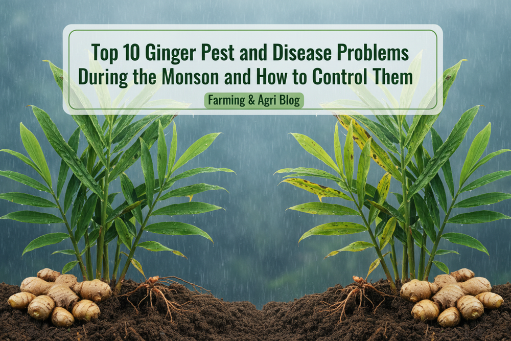 Top 10 Ginger Pest and Disease Problems During the Monsoon and How to Control Them