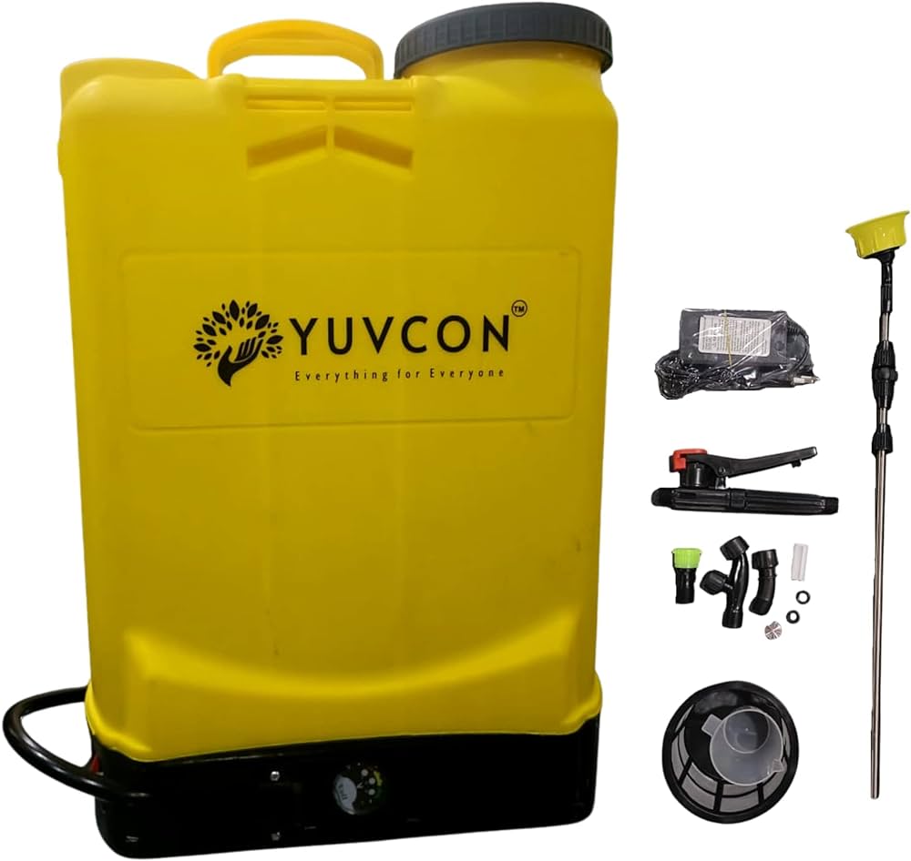YUVCON 16 Lit Battery Pump Knapsack Battery Sprayer - Agriplex