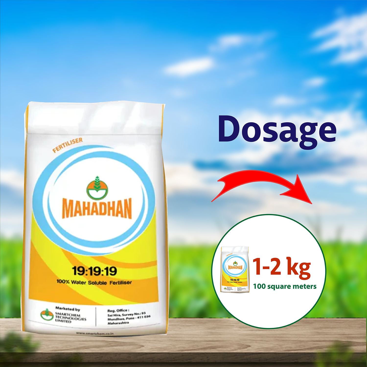 Mahadhan 19:19:19 Fertilizers - 1 KG - Agriplex