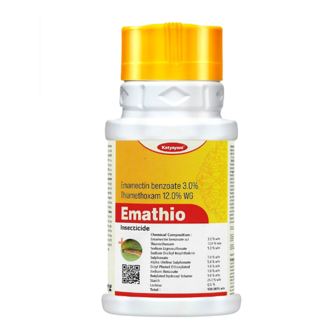 Katyayani Emathio | Emamectin Benzoate 3% + Thiamethoxam 12% Wg | Chemical Insecticide