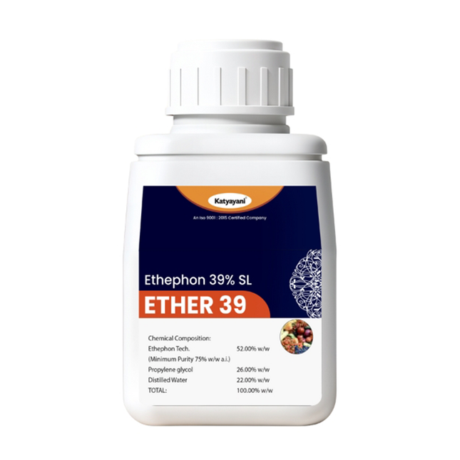 Katyayani Ether 39 (Ethephon 39% Sl) | Plant Growth Regulator
