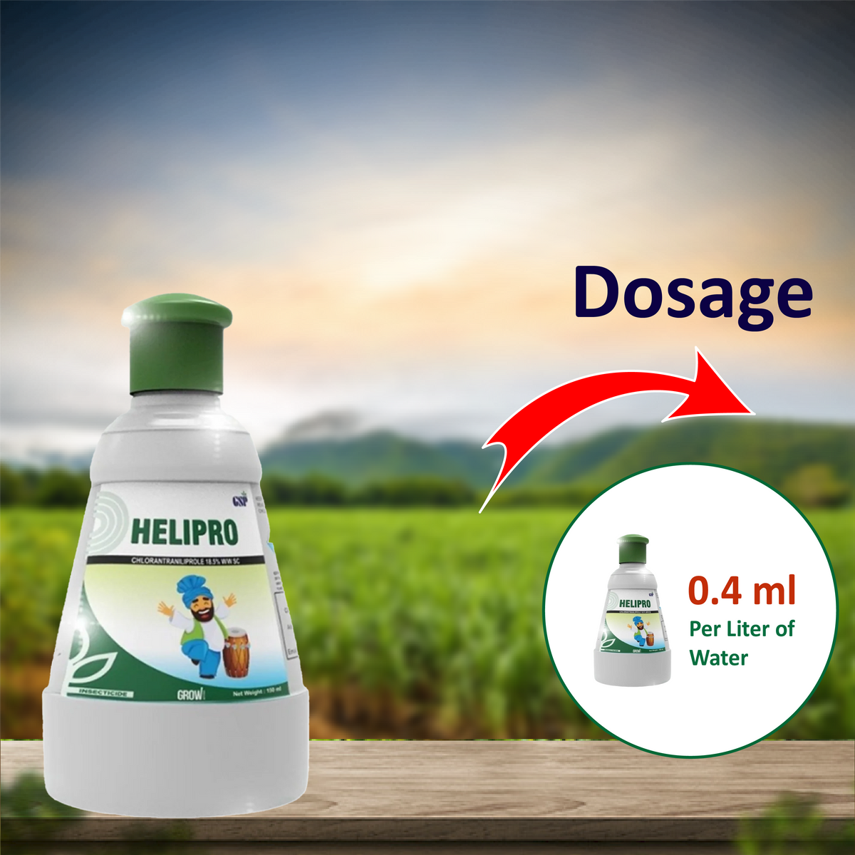 Unipro Insecticide GSP Helipro Insecticide - 60 ML – Agriplex