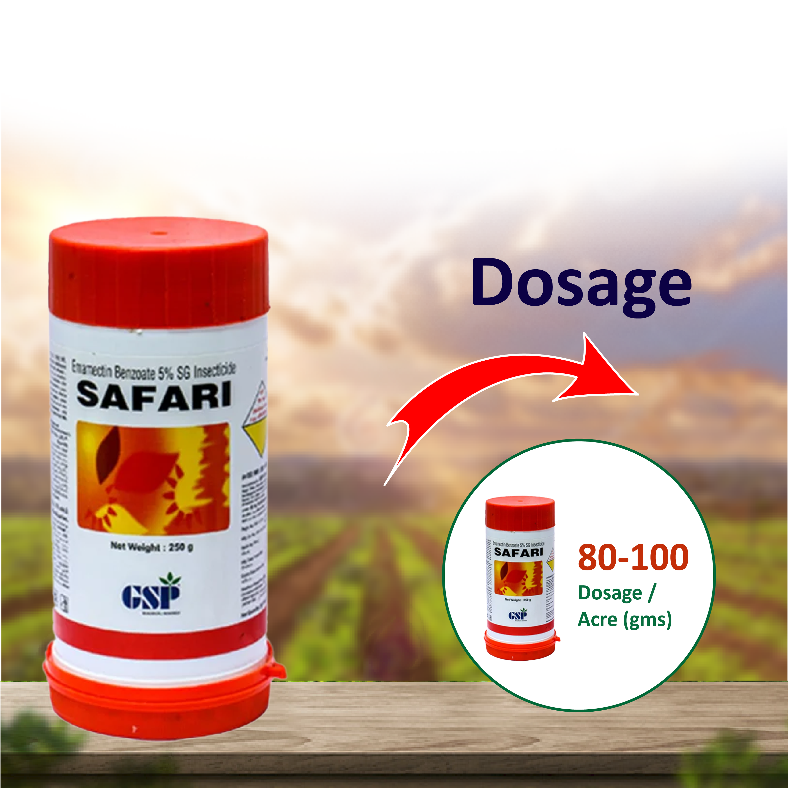 GSP Safari Insecticide - 100 GM – Agriplex