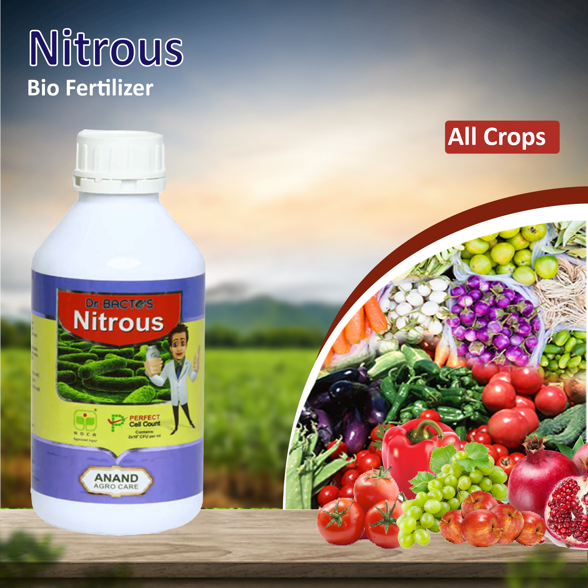 Anand Agro Dr Bacto's Nitrous (Bio Fertilizer)