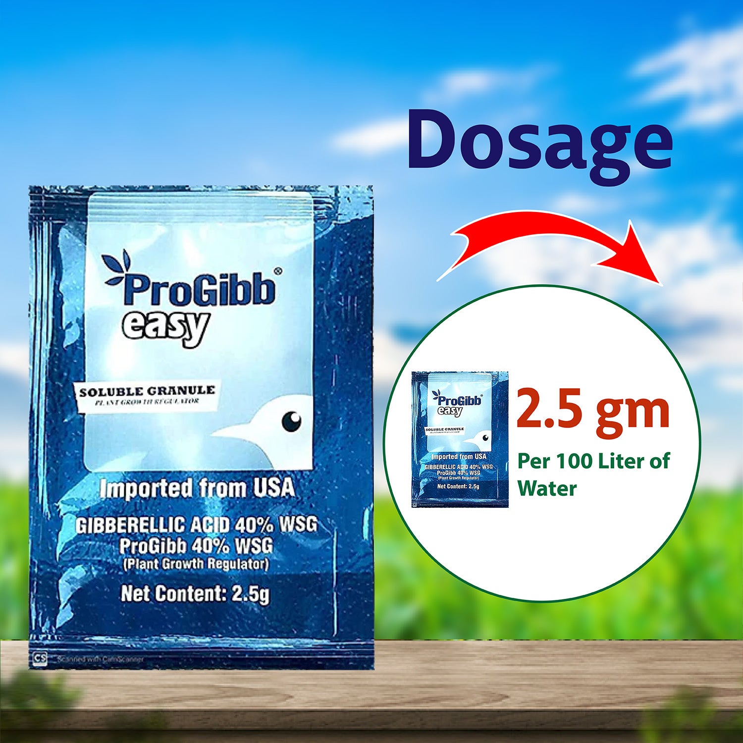 Progibb easy Dosage