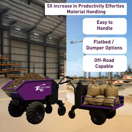 Bullwork Electric Wheelbarrow - Bucket