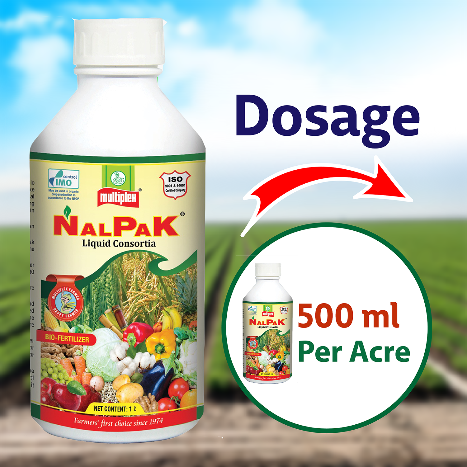 Multiplex Nalpak (Liquid Consortia) - Agriplex