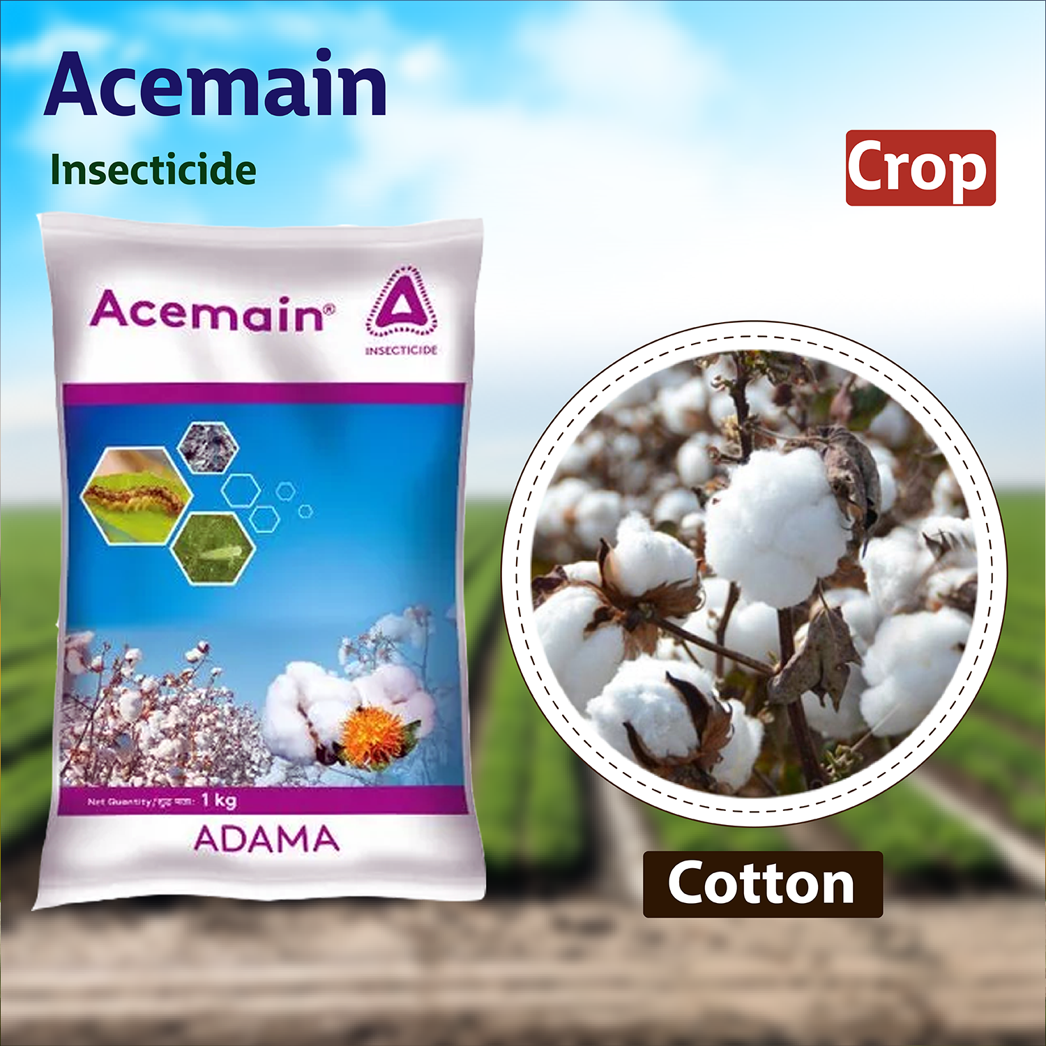 Adama Acemain (Aceohate 75% SP) Insecticide - Agriplex
