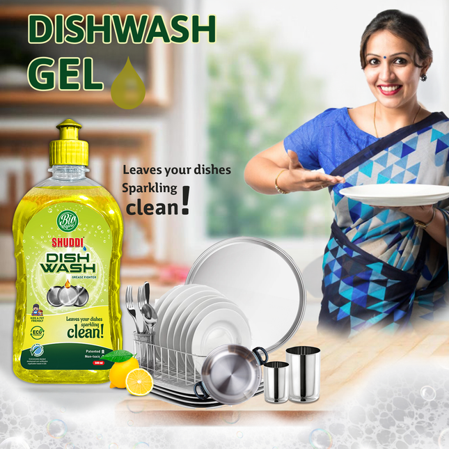 Shuddi Organic Dish Wash - 500 ML