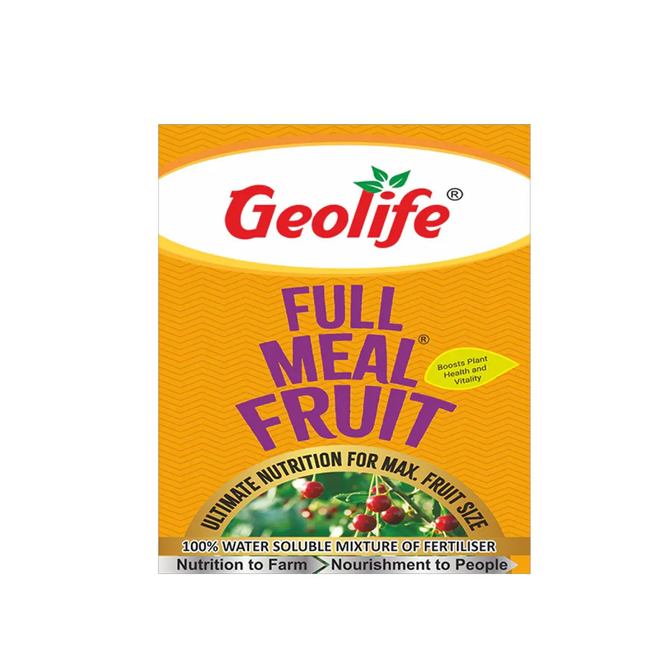 Geolife Full Meal Fruit Water Soluble Mixer Fertilizer - 500 GM