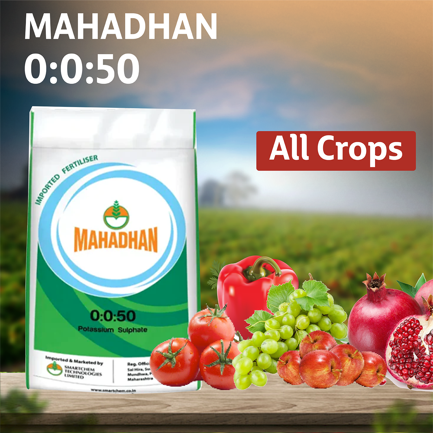 Mahadhan 0:0:50 SOP Fertilizer - 1 KG - Agriplex