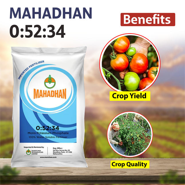 Mahadhan 0:52:34 Fertilizers - 1 KG - Agriplex