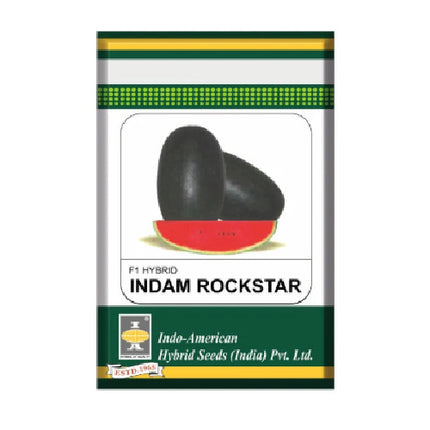 Indo American Indam Rockstar Watermelon Seeds - 50GM