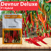 Nunhems Devnur Deluxe Chilli Seeds - Pack of 1500 Seeds - Agriplex