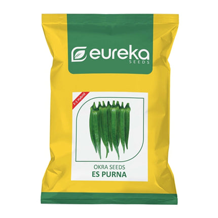 EUREKA OKRA ES PURNA F1 HYBRID SEEDS - 50 GMS