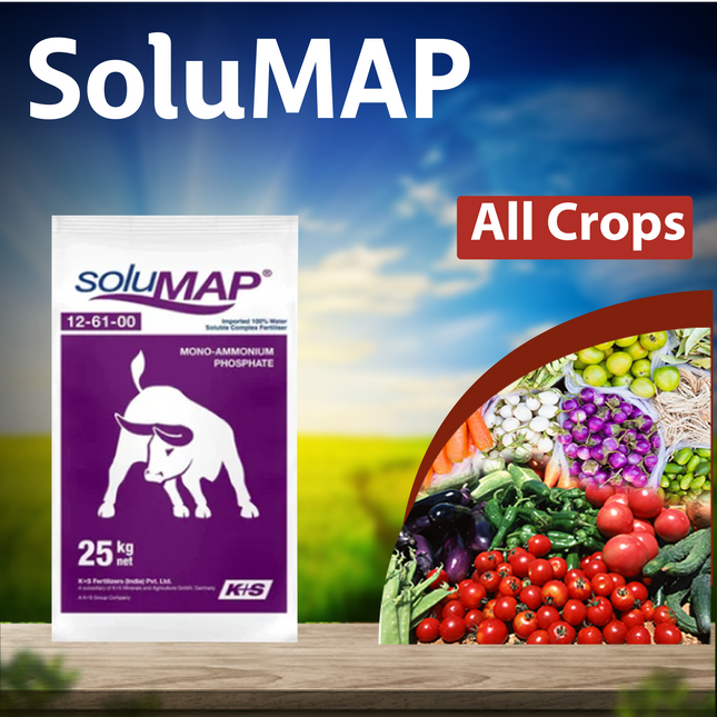 K+S SoluMAP 12:61:0 Fertilizers - 1 KG - Agriplex