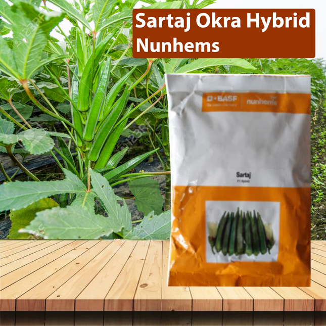 Nunhems Sartaj Okra Hybrid - 3500SEEDS - Agriplex