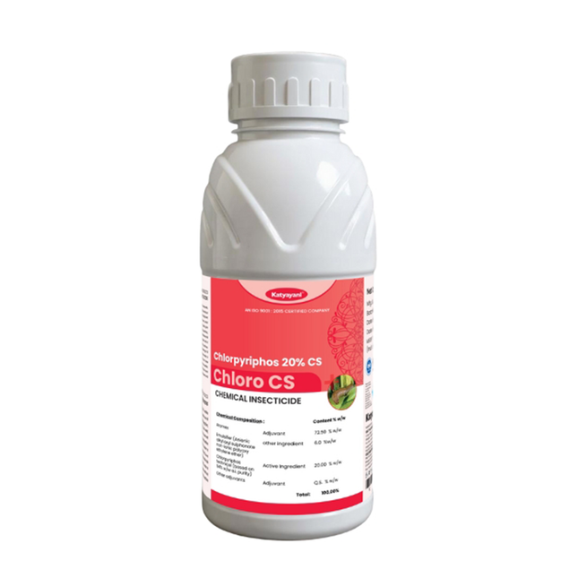 Katyayani Chloro Cs | Chloropyriphos 20 % Cs | Chemical Insecticide
