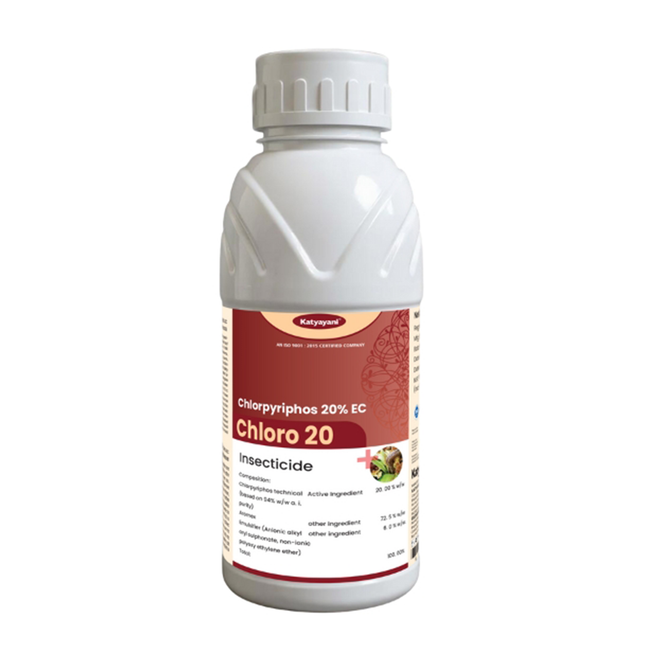 Katyayani Chloro 20 | Chloropyriphos 20 % Ec | Chemical Insecticide