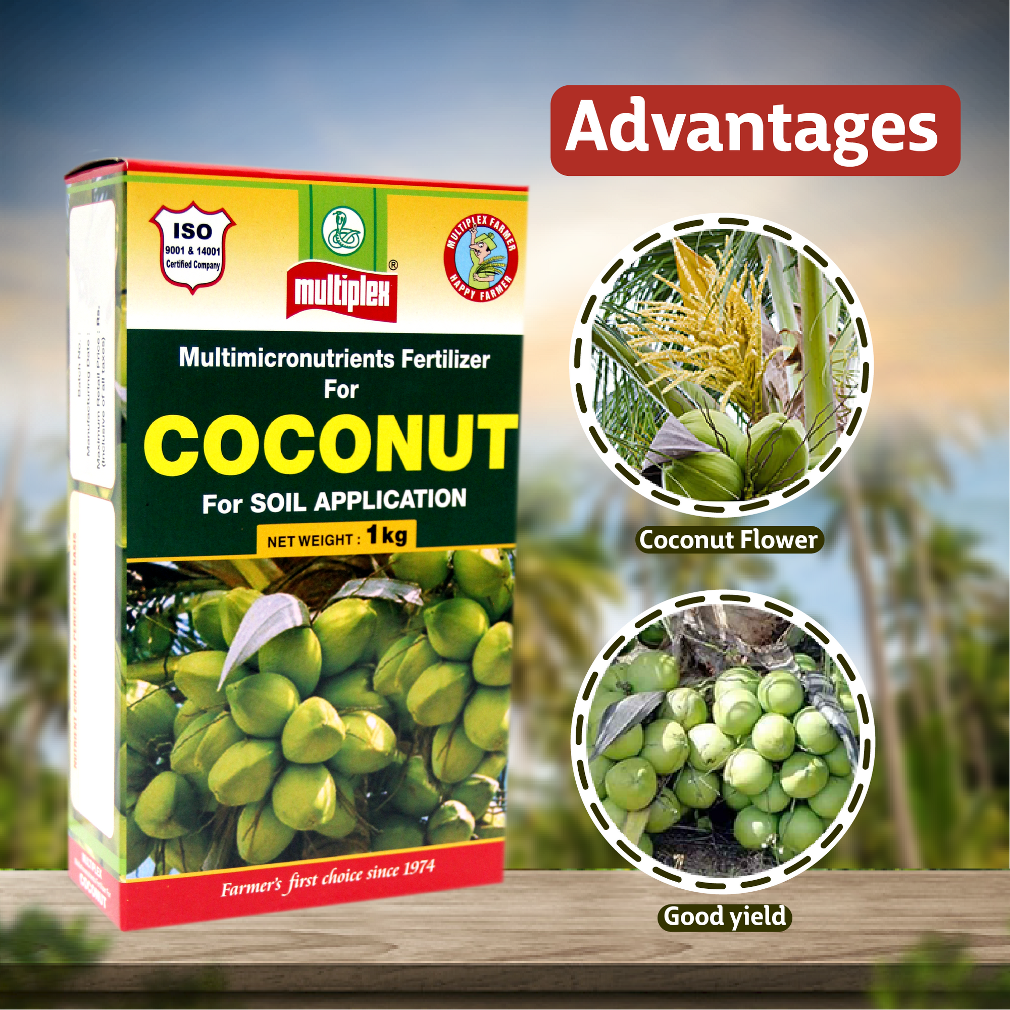 Multiplex Coconut Multi Micronutrient Powder - 1 KG - Agriplex