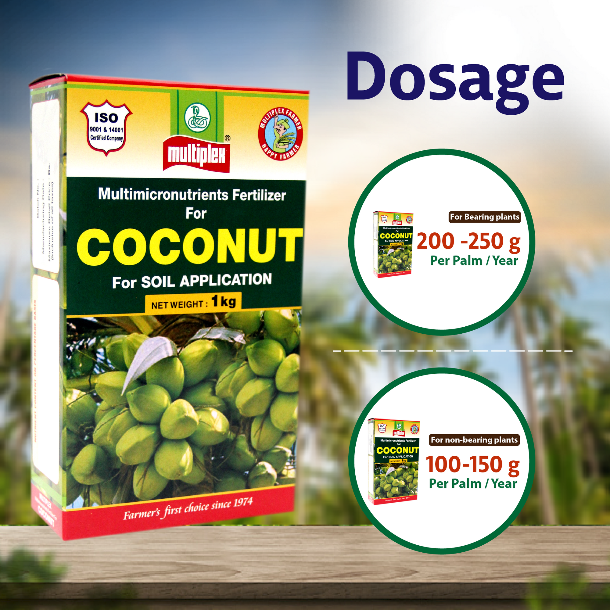 Multiplex Coconut Multi Micronutrient Powder - 1 KG - Agriplex