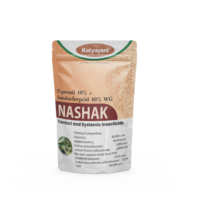 Nashak Chemical Insecticide | Fipronil 40% + Imidacloprid 40% Wg | Katyayani