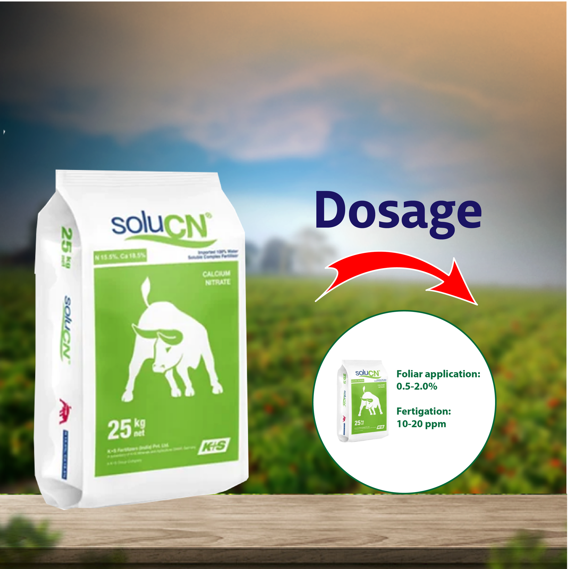 K+S SoluCN Cal Nitrate Fertilizers - 1 KG - Agriplex