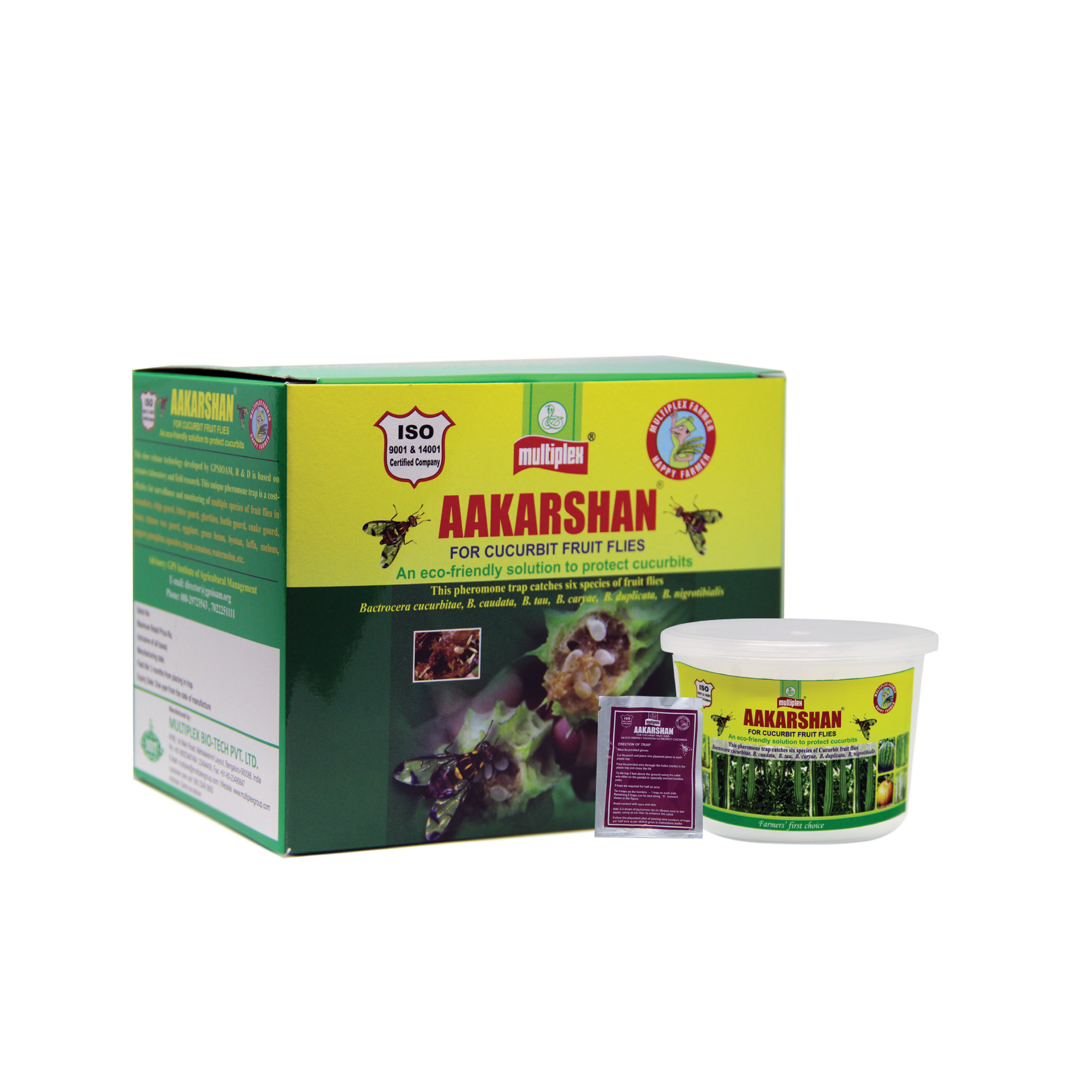 Multiplex Aakarshan Pheromone Trap For Cucurbits