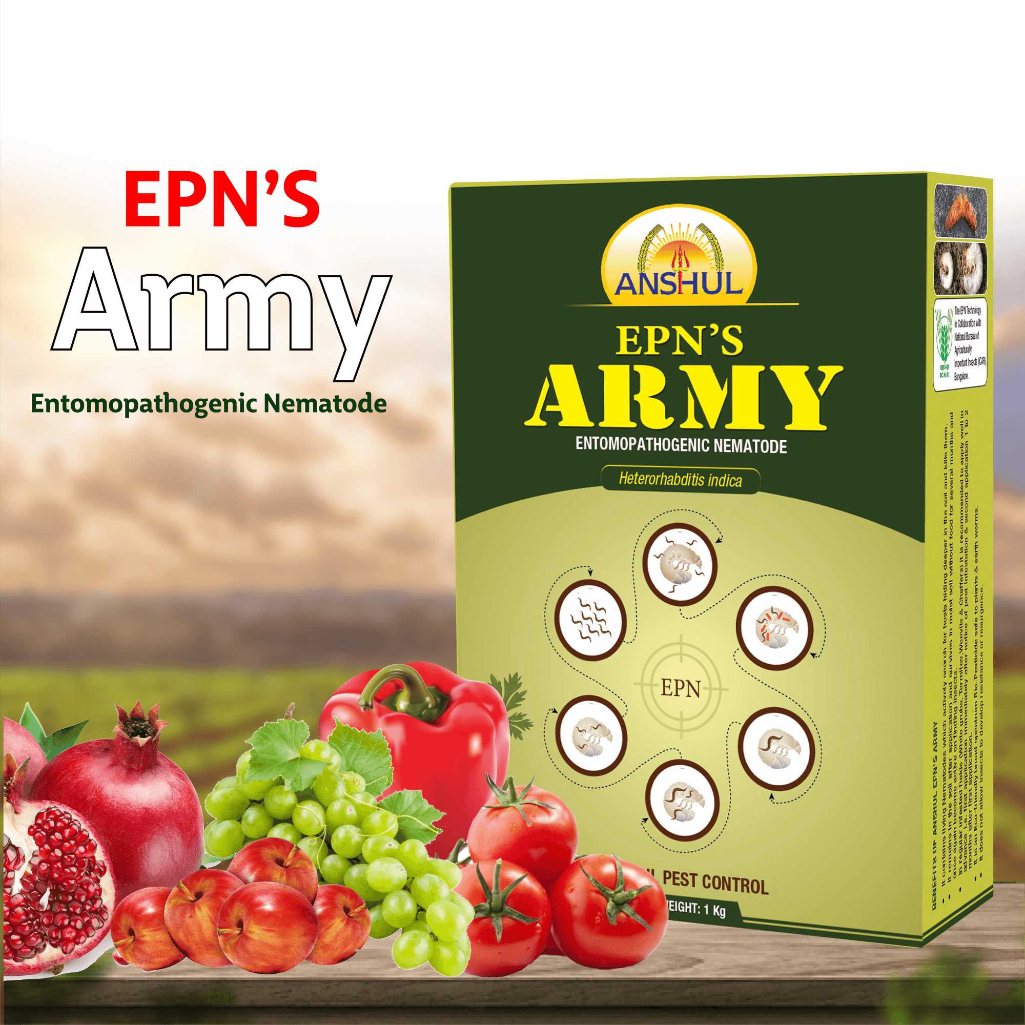 Anshul Army (EPN Nematicide) - 1 KG