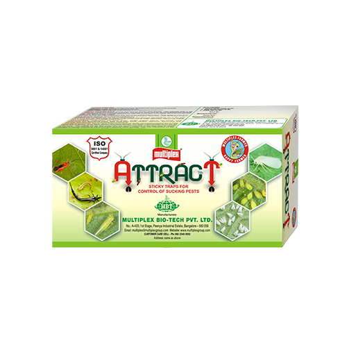 Multiplex Attract Yellow & Blue Sticky Traps (20 Pcs) - Agriplex