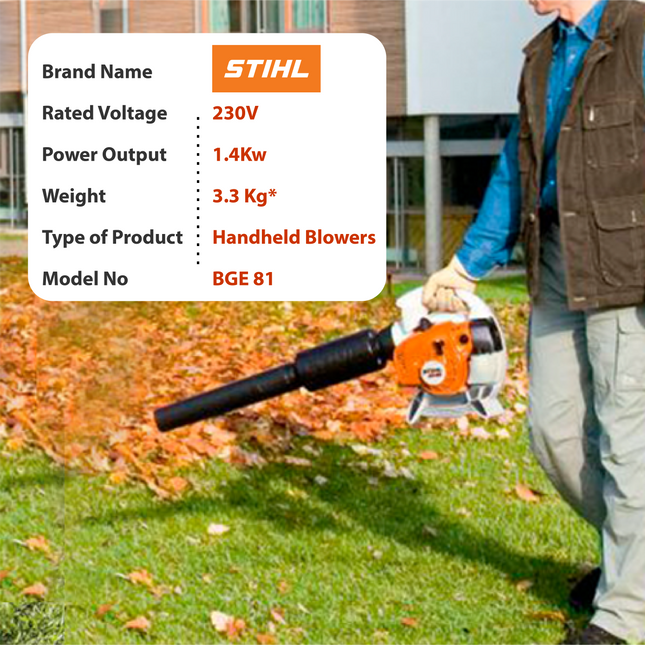 STIHL BGE 81 Blower Handheld - Agriplex