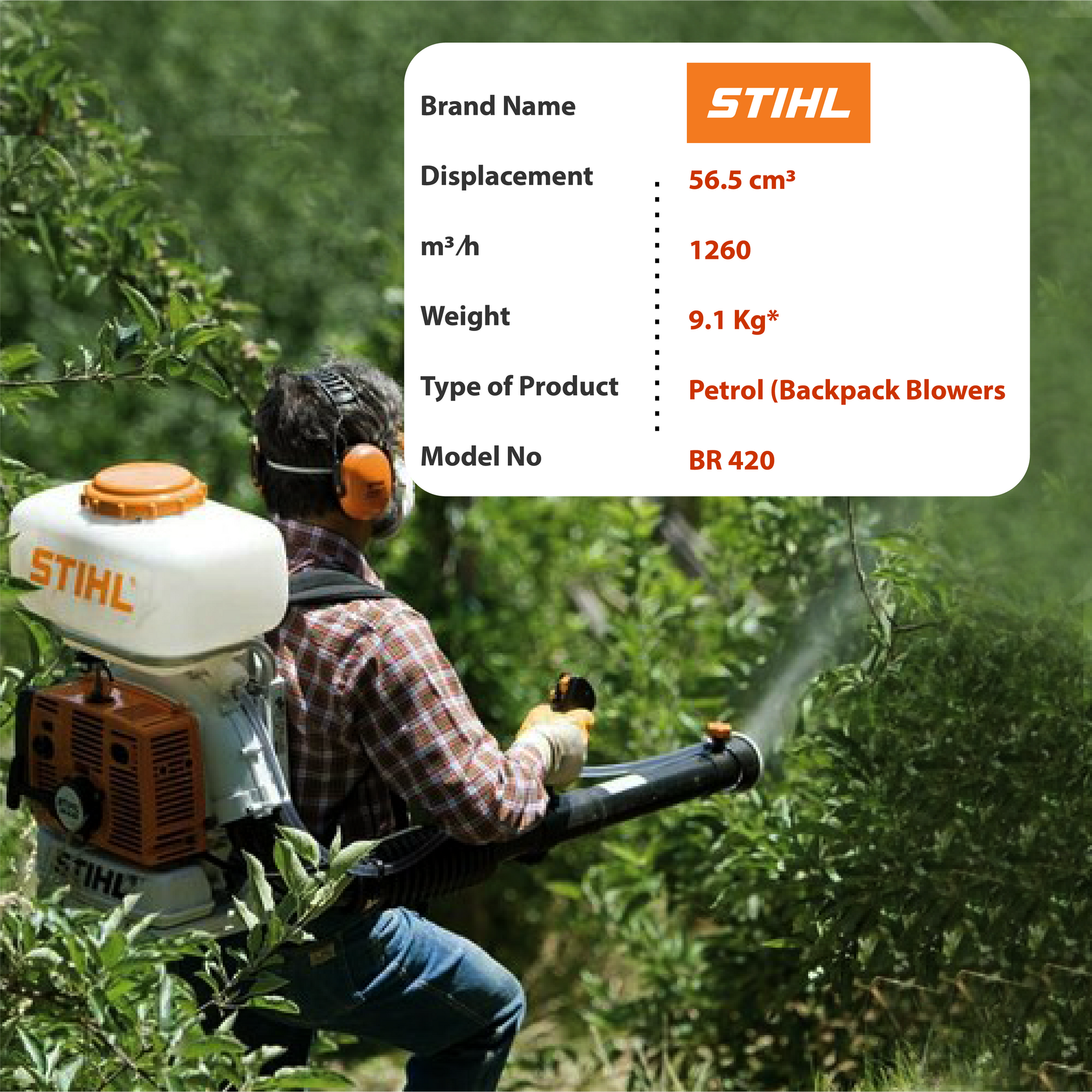 STIHL SR 420 Mist Blower - Agriplex