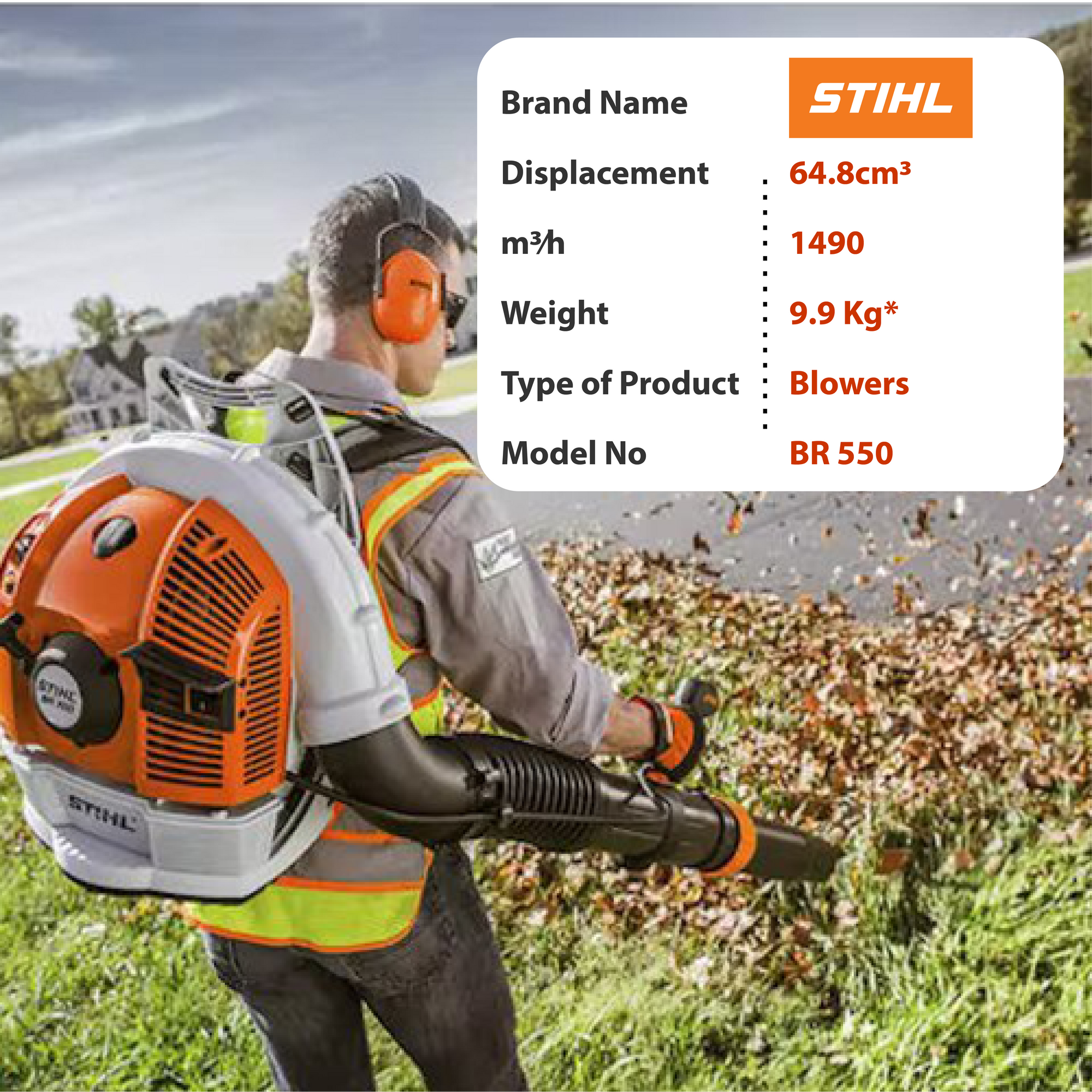 STIHL BR 550 Blower Backpack - Agriplex
