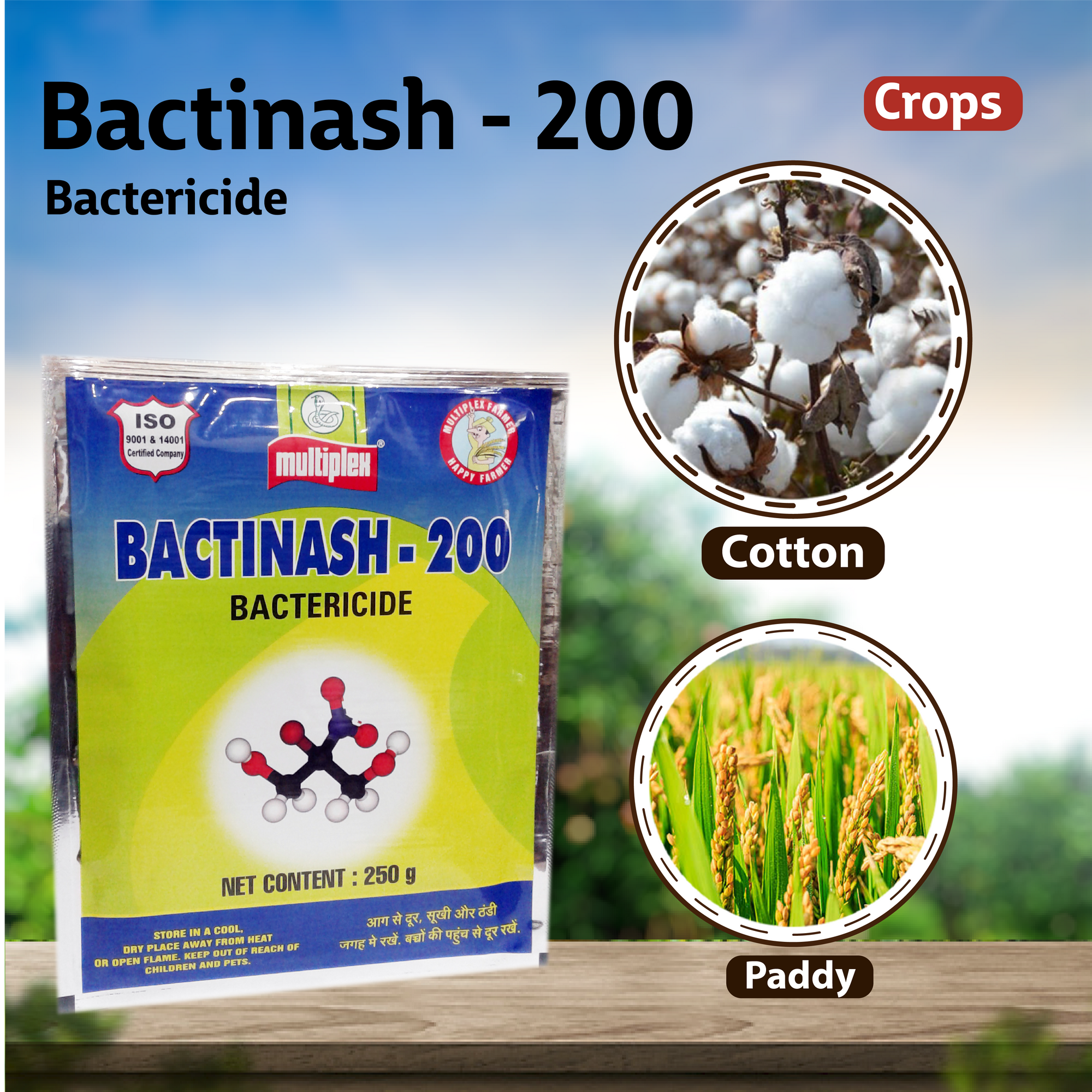 Multiplex Bactinash - 200 Bactericide Crops