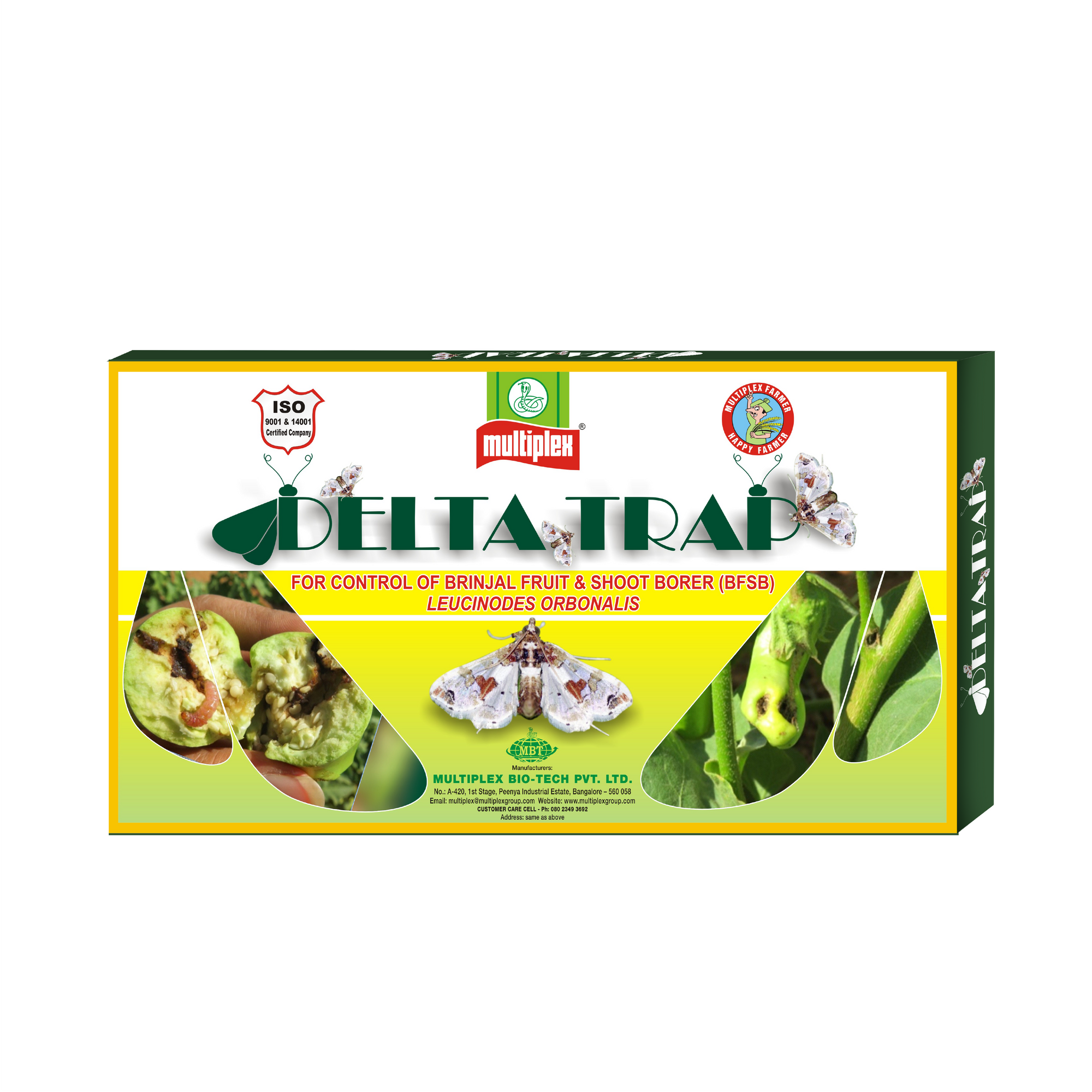 Multiplex Delta Trap For Brinjal Shoot & Fruit Borer
