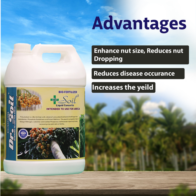 Dr. Soil New Areca Special Organic Plant food - 5 LT Advantages