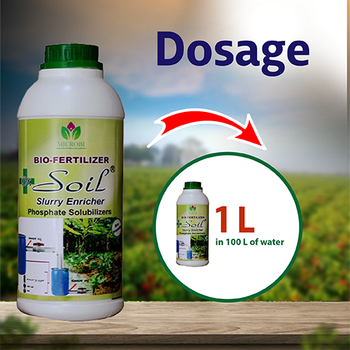 Dr. Soil Slurry Enricher Phosphate Solubilizers - 1 LT Dosage