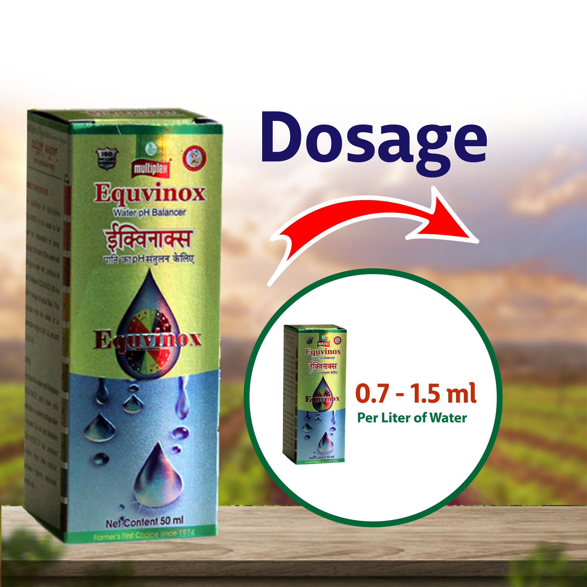 Multiplex Equivinox pH Balancer Dosage