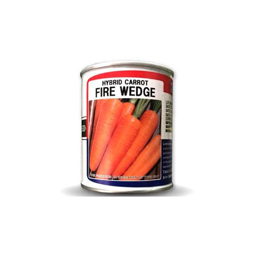 Taki Fire Wedge Carrot Seeds - 100 Gm - Agriplex