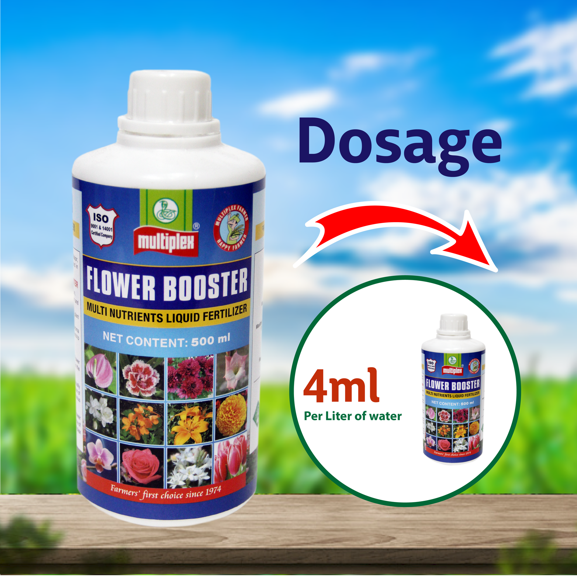 Multiplex Flower Booster (Liquid) Dosage