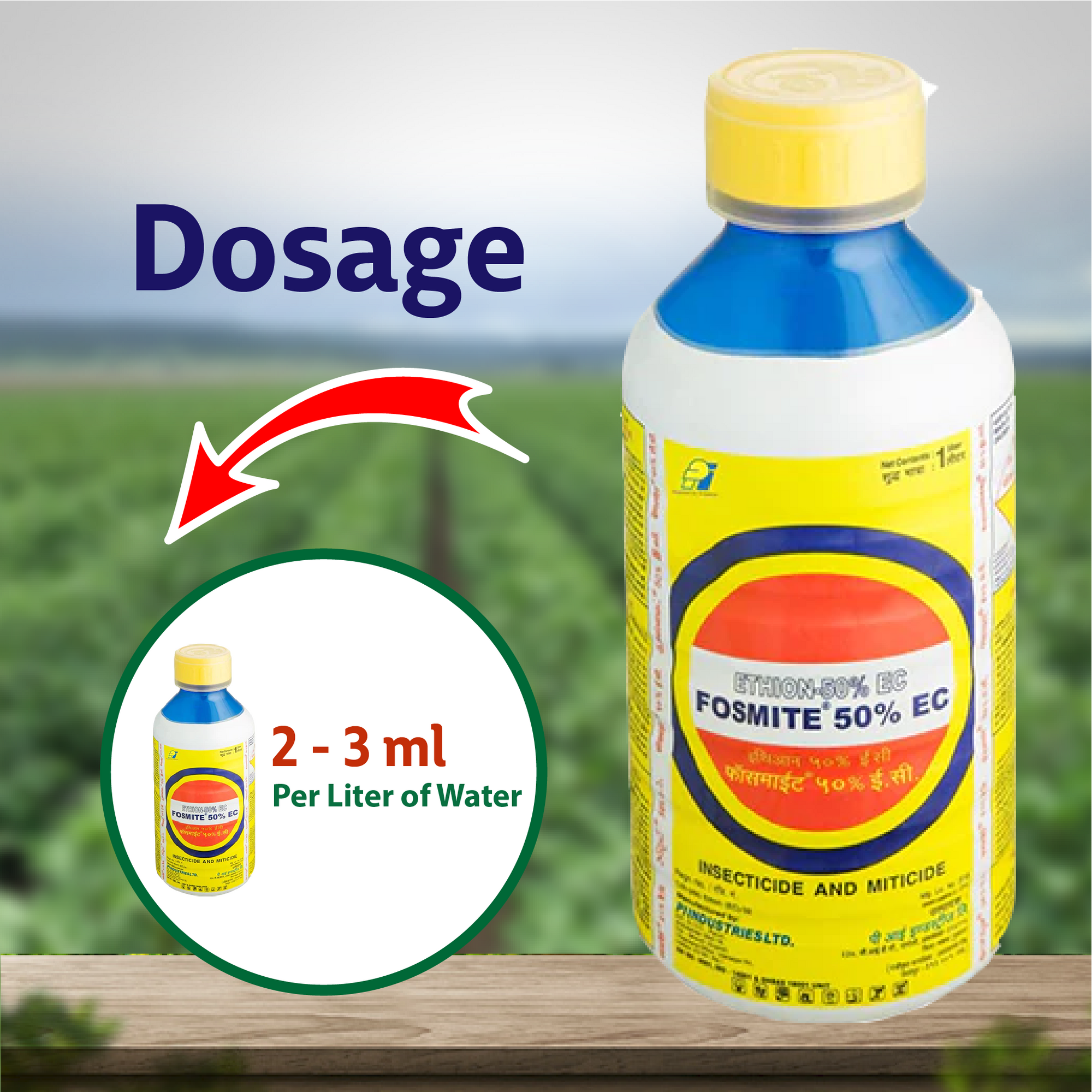 PI Fosmite Insecticide Dosage