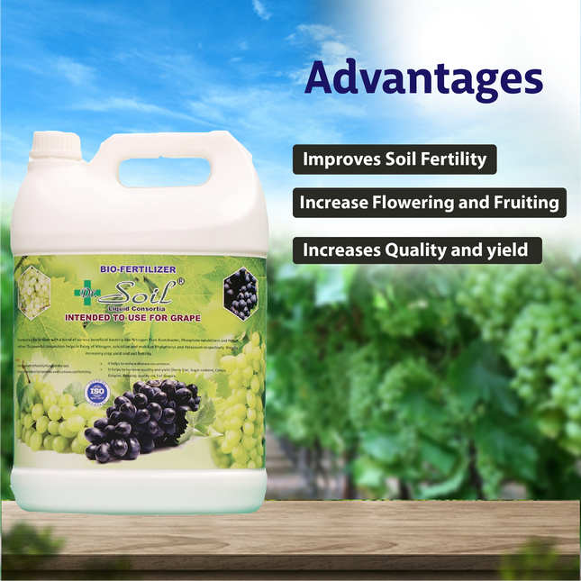 Dr. Soil Grape Special Liquid Consortia - 5 LT Advantages