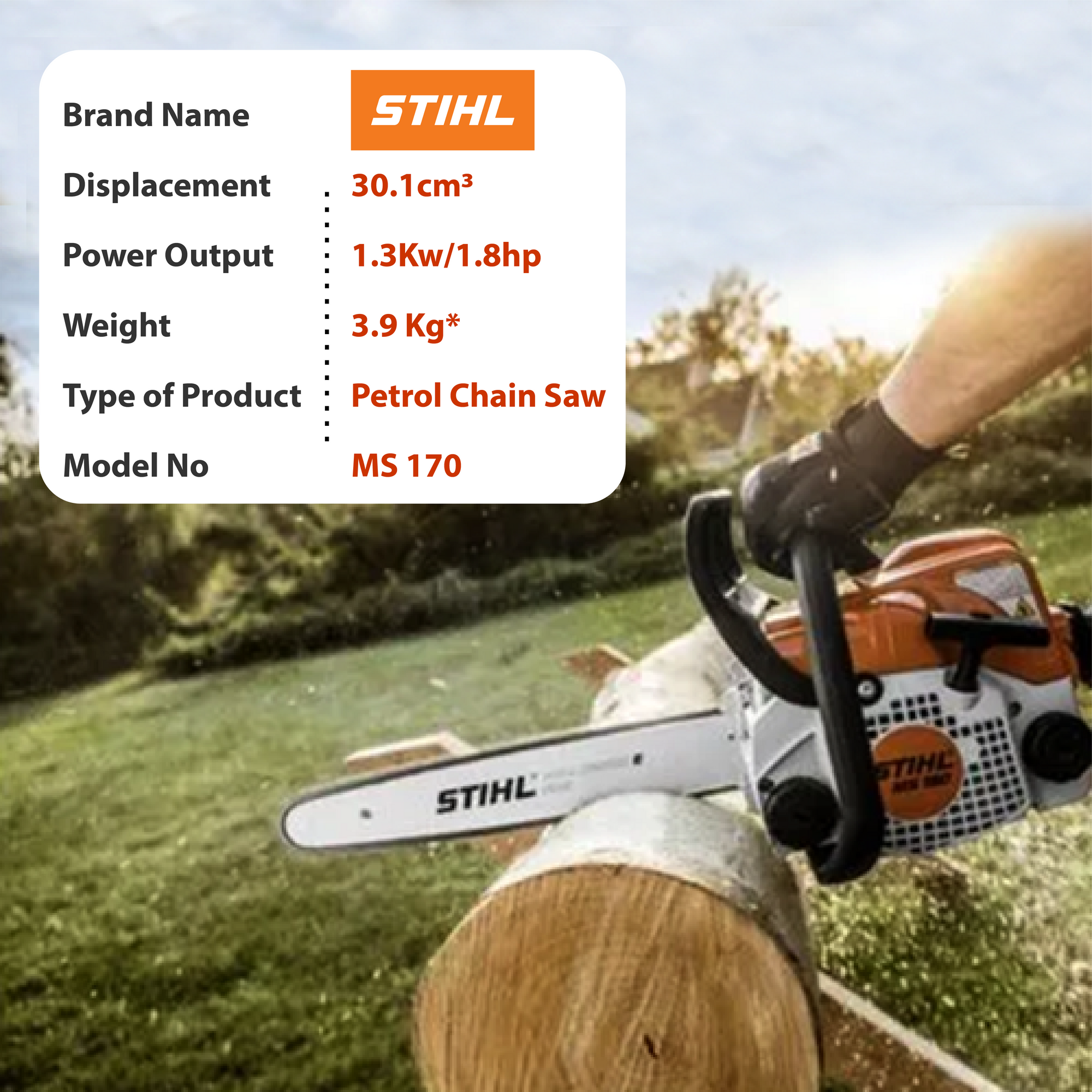STIHL MS 170 Chainsaw - Agriplex