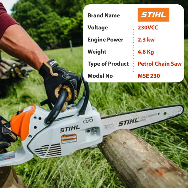 STIHL MSE 230 Chainsaw - Agriplex