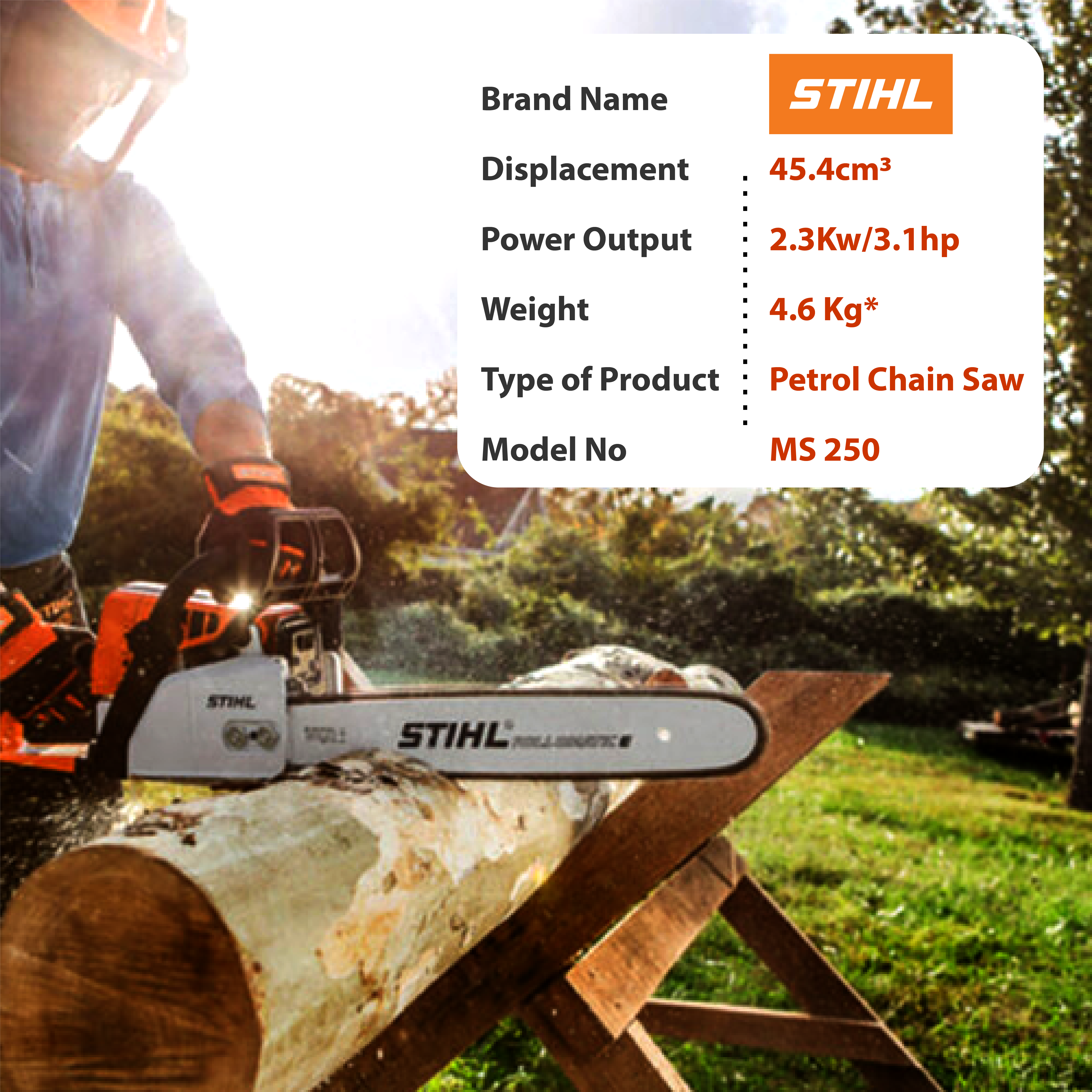STIHL MS 250 Chainsaw – Agriplex