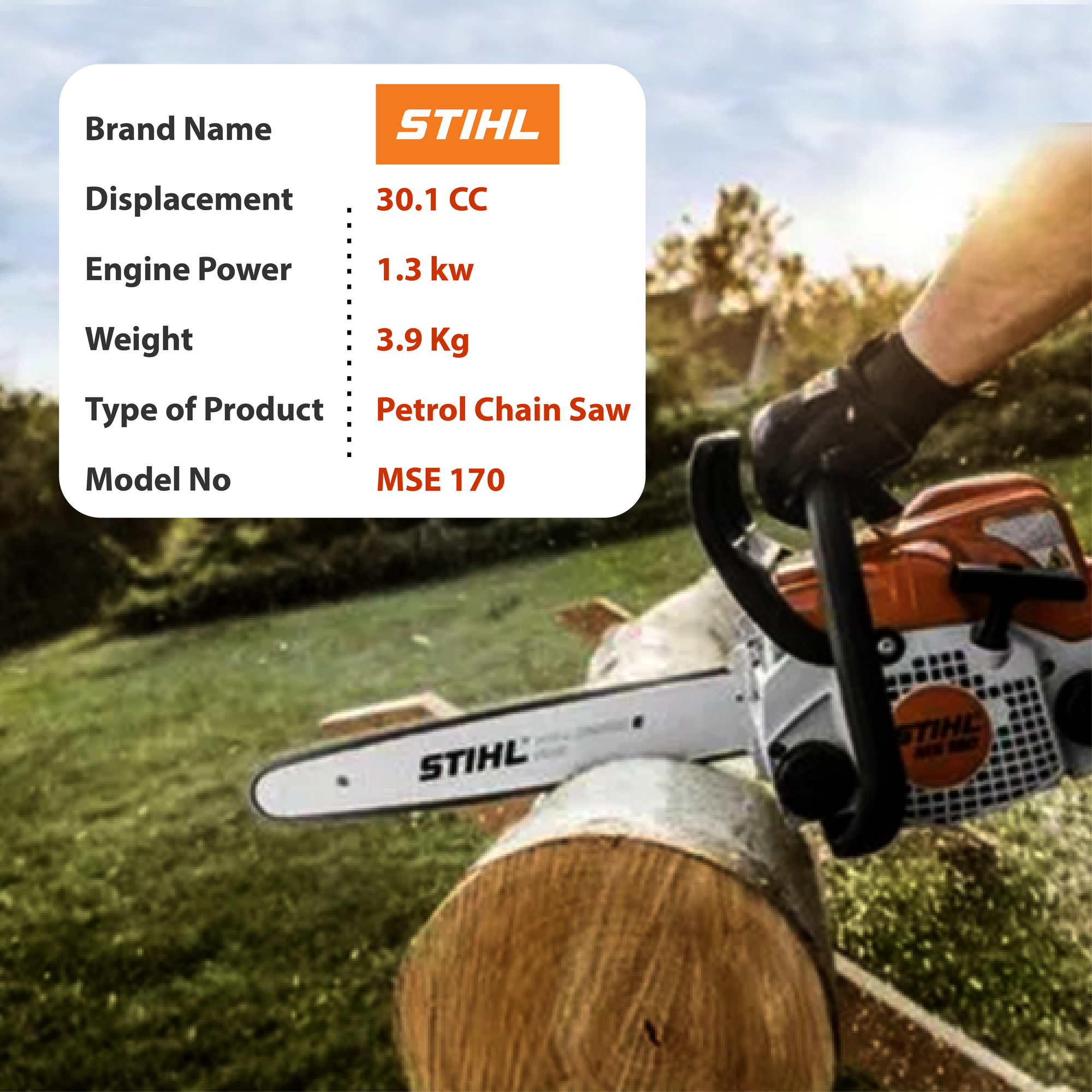 STIHL MSE 170 Chainsaw - Agriplex