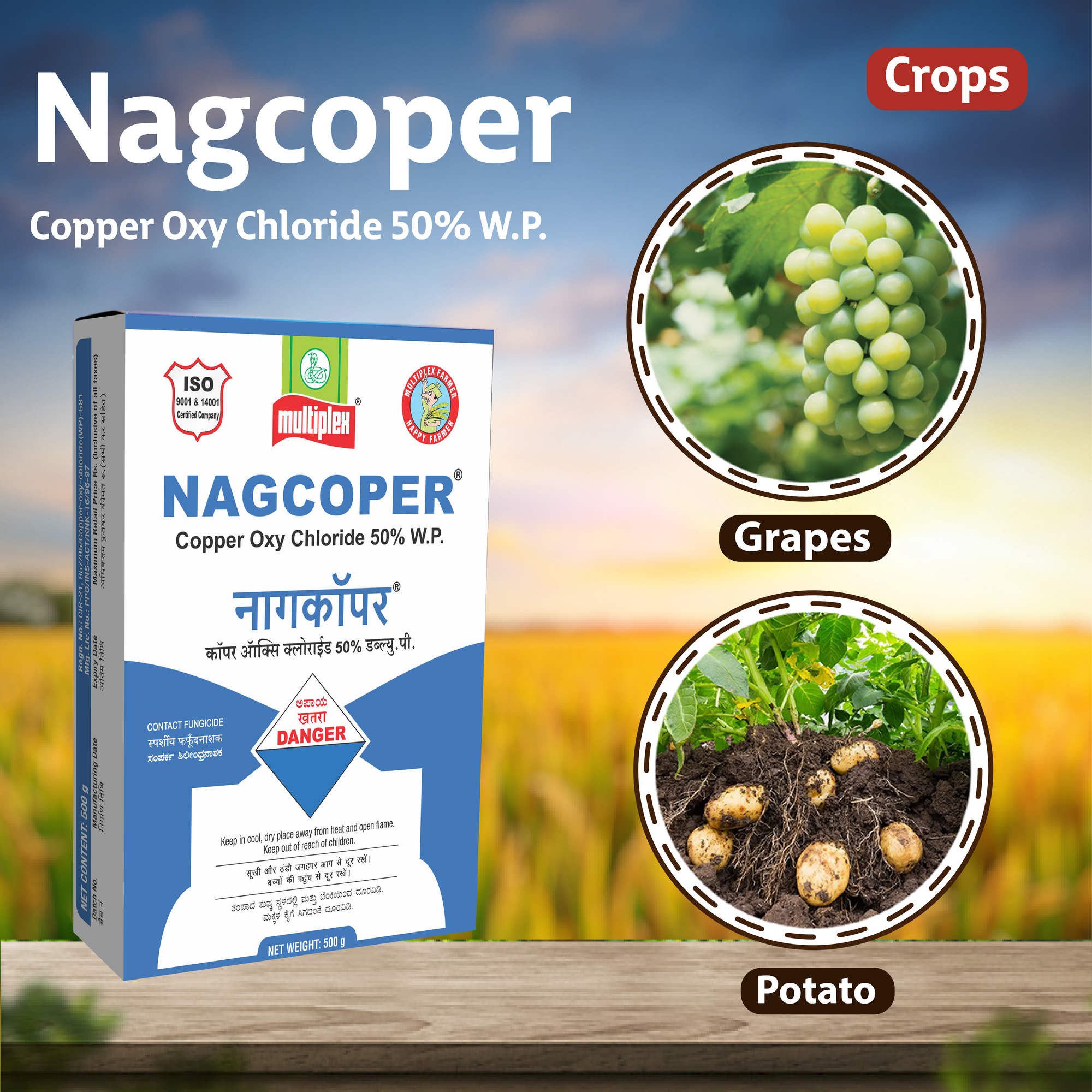 Multiplex Nagcoper Fungicide Crops