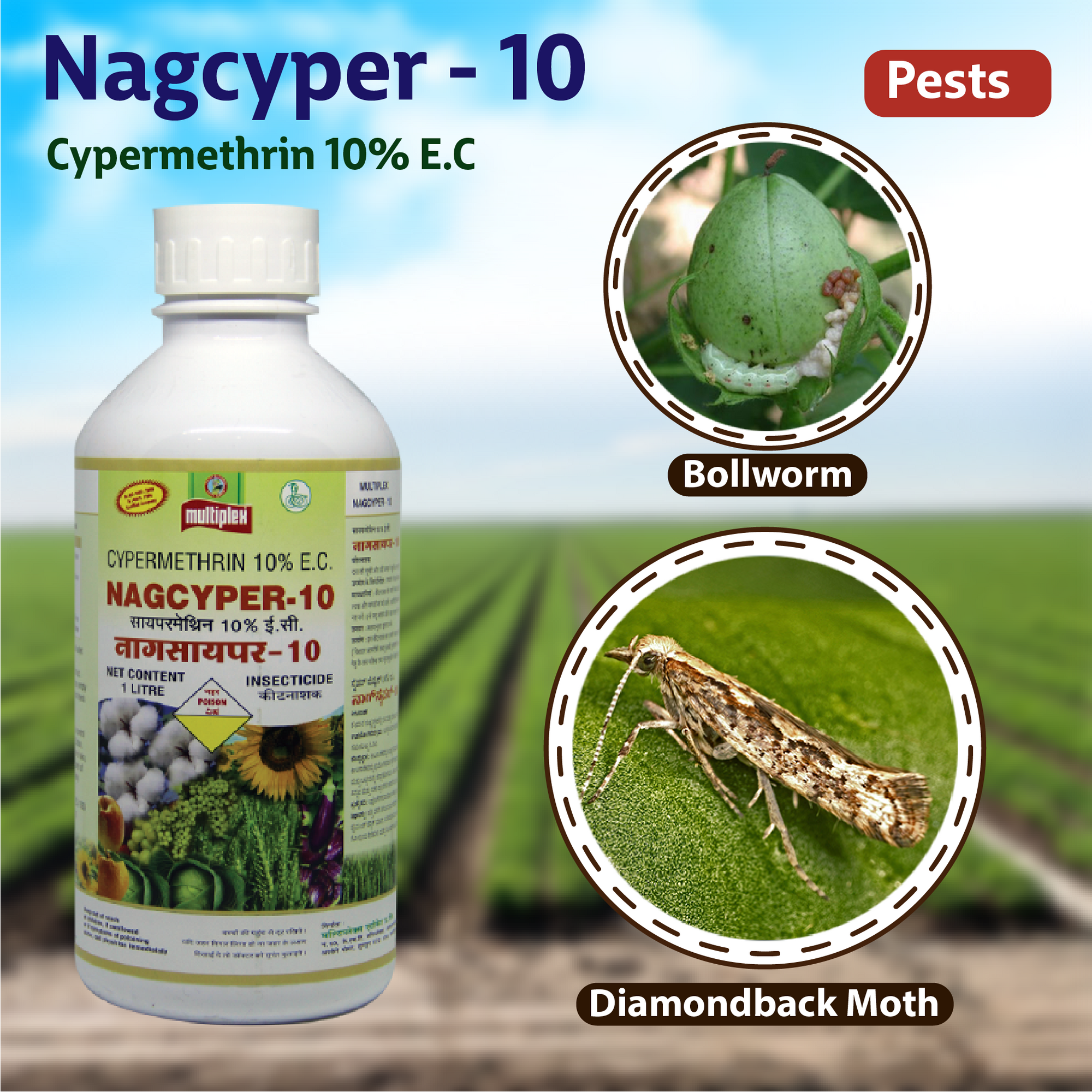 Multiplex Nagcyper-10 Insecticide